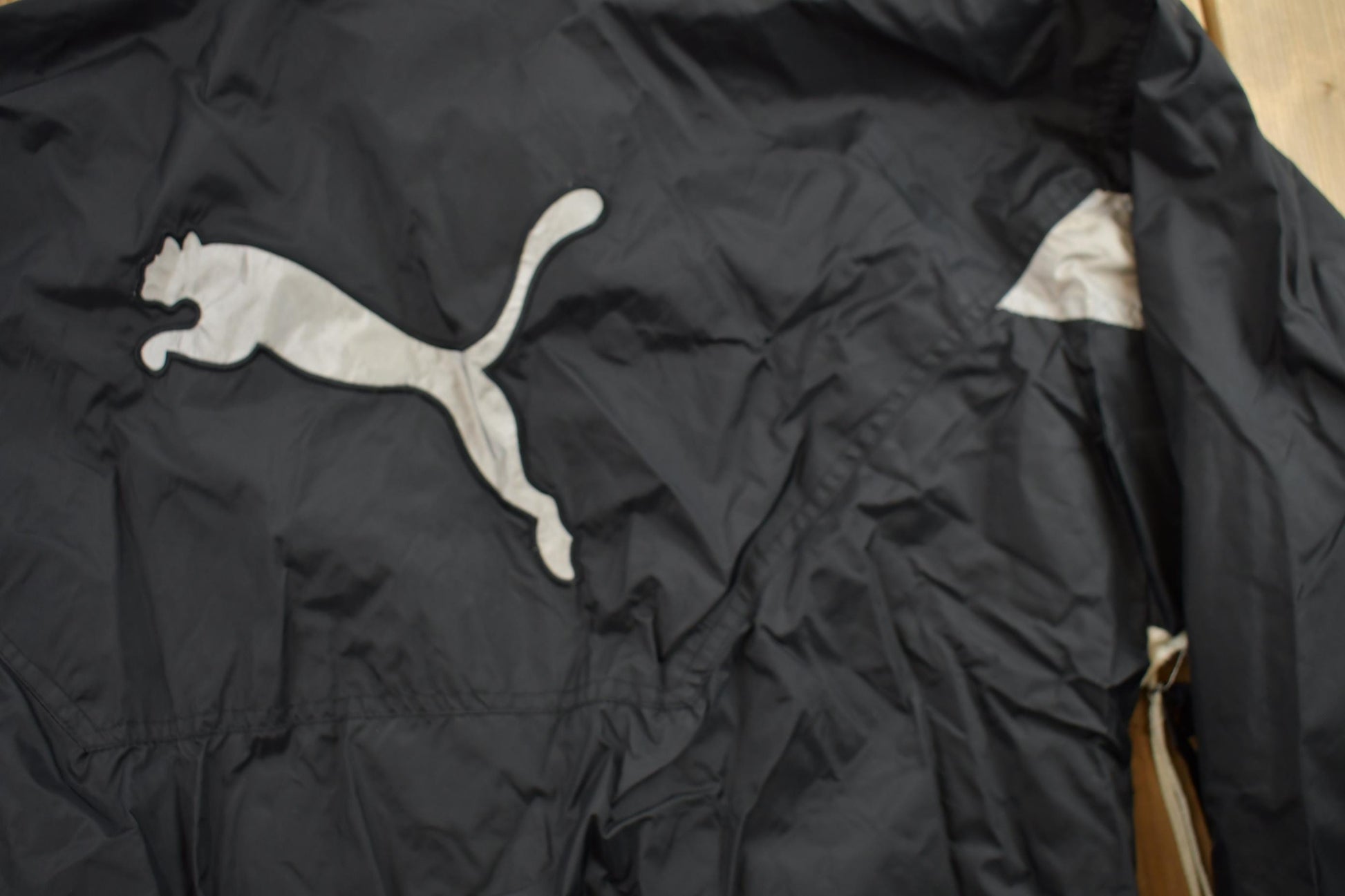 Vintage 1990s Puma Full Zip Windbreaker Jacket Men's XL from propervintagecanada