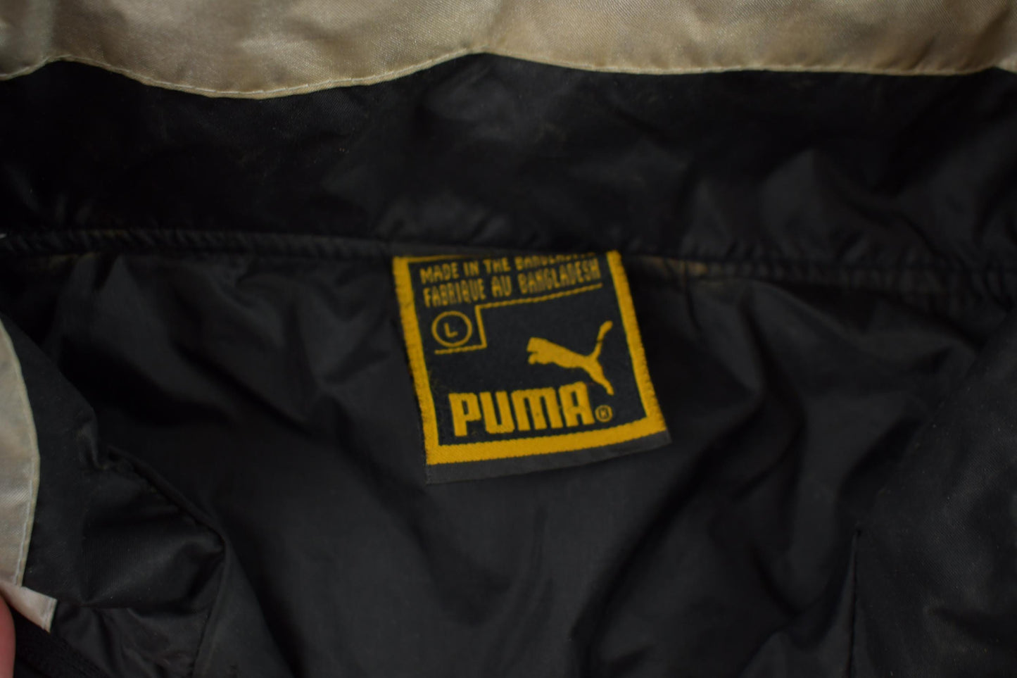 Vintage 1990s Puma Full Zip Windbreaker Jacket Men's XL from propervintagecanada