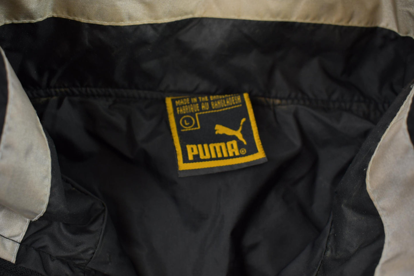 Vintage 1990s Puma Full Zip Windbreaker Jacket Men's XL from propervintagecanada