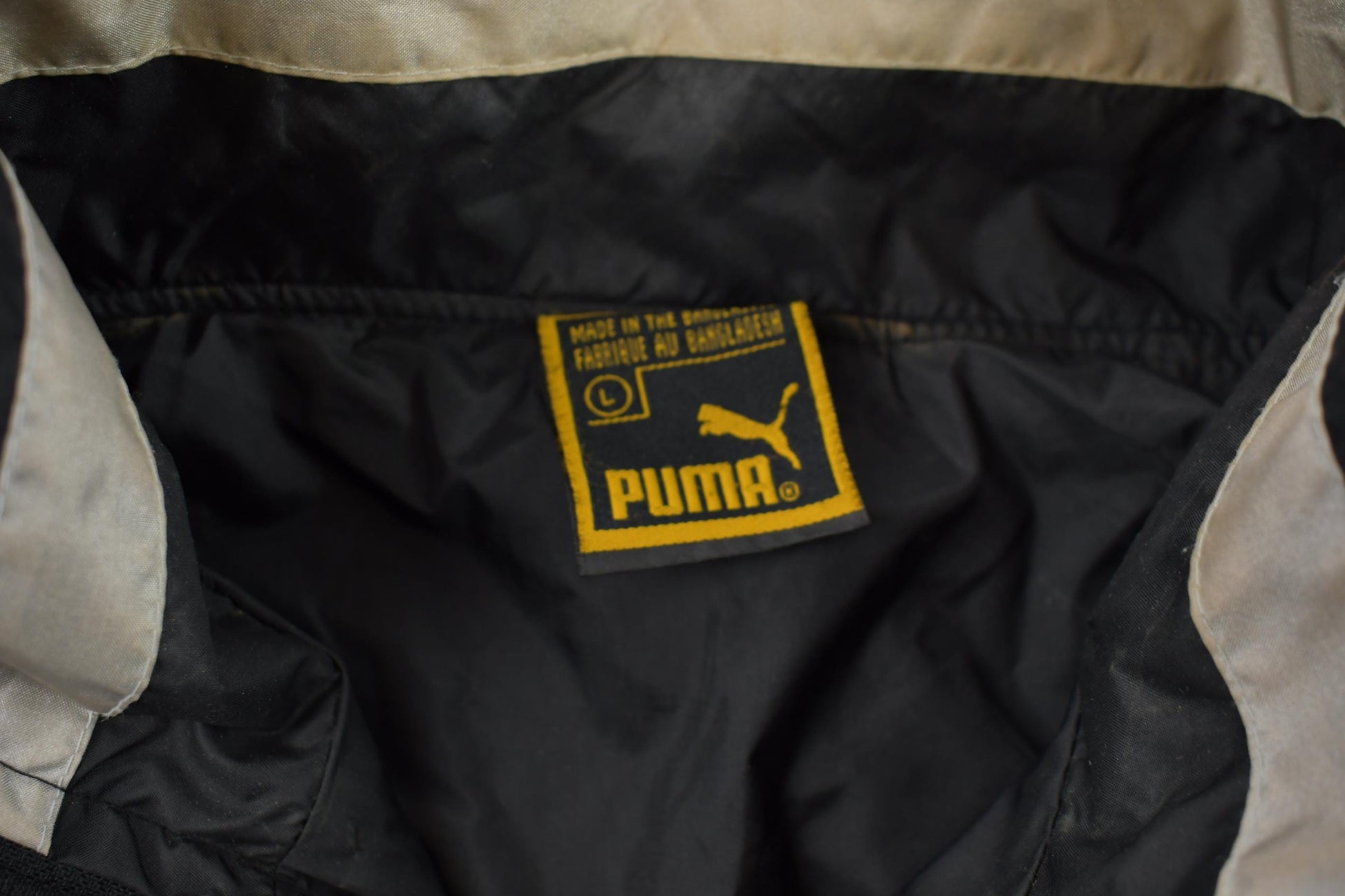 Vintage 1990s Puma Full Zip Windbreaker Jacket Men's XL from propervintagecanada