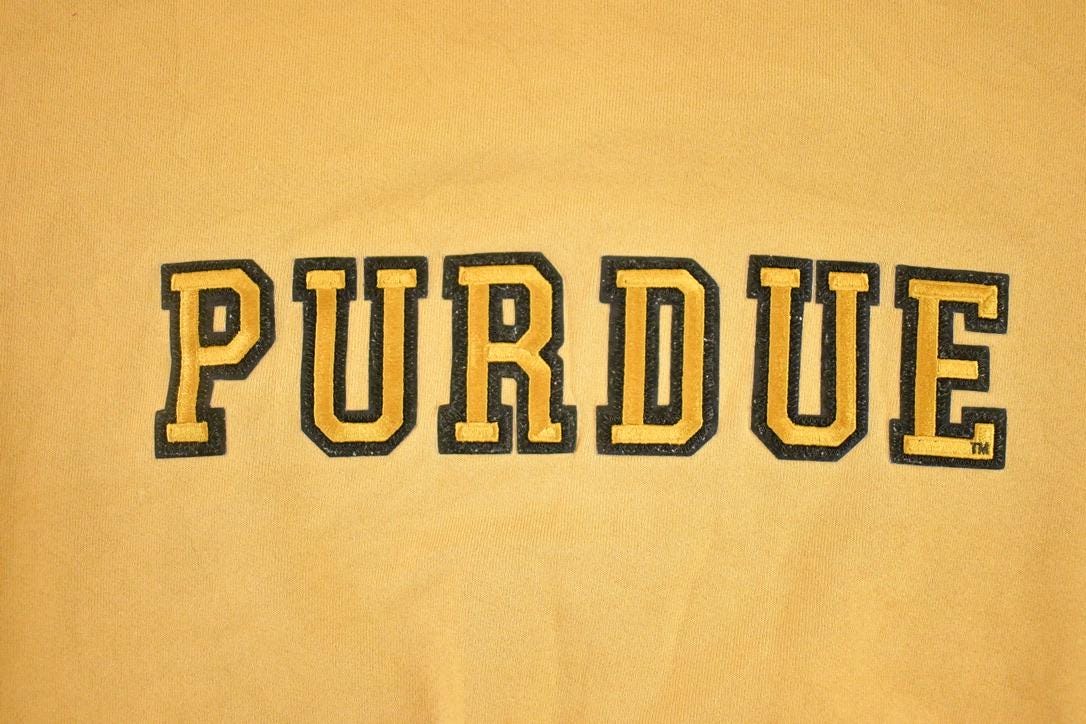 Vintage 1990s Purdue University Crewneck Sweatshirt Men's L from propervintagecanada