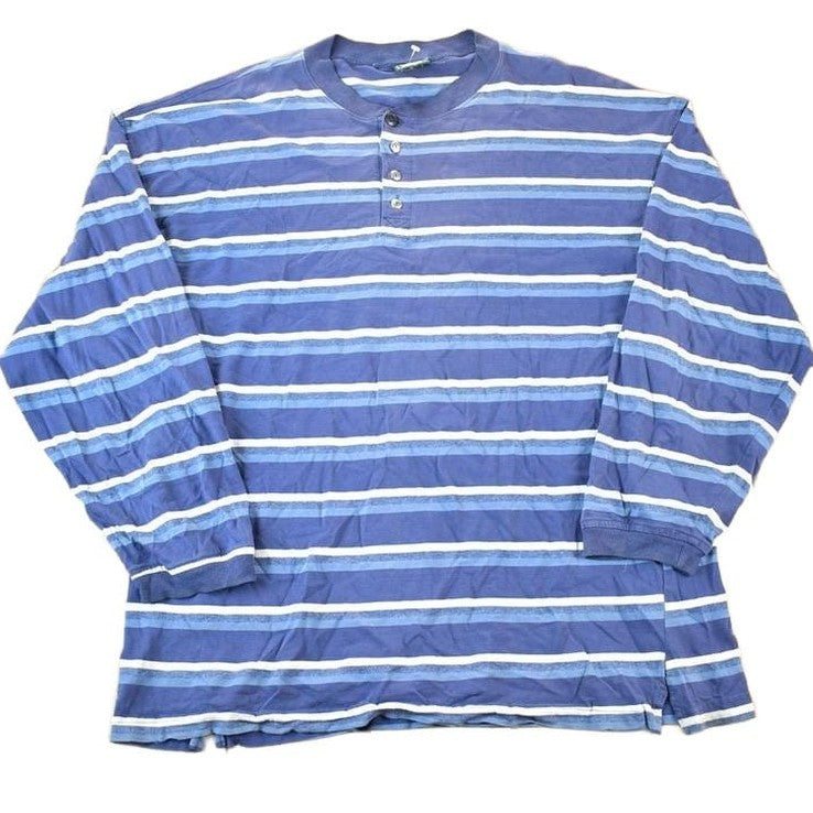 Vintage 1990s Pure Products Striped Grunge Crewneck Sweatshirt Mens L from propervintagecanada