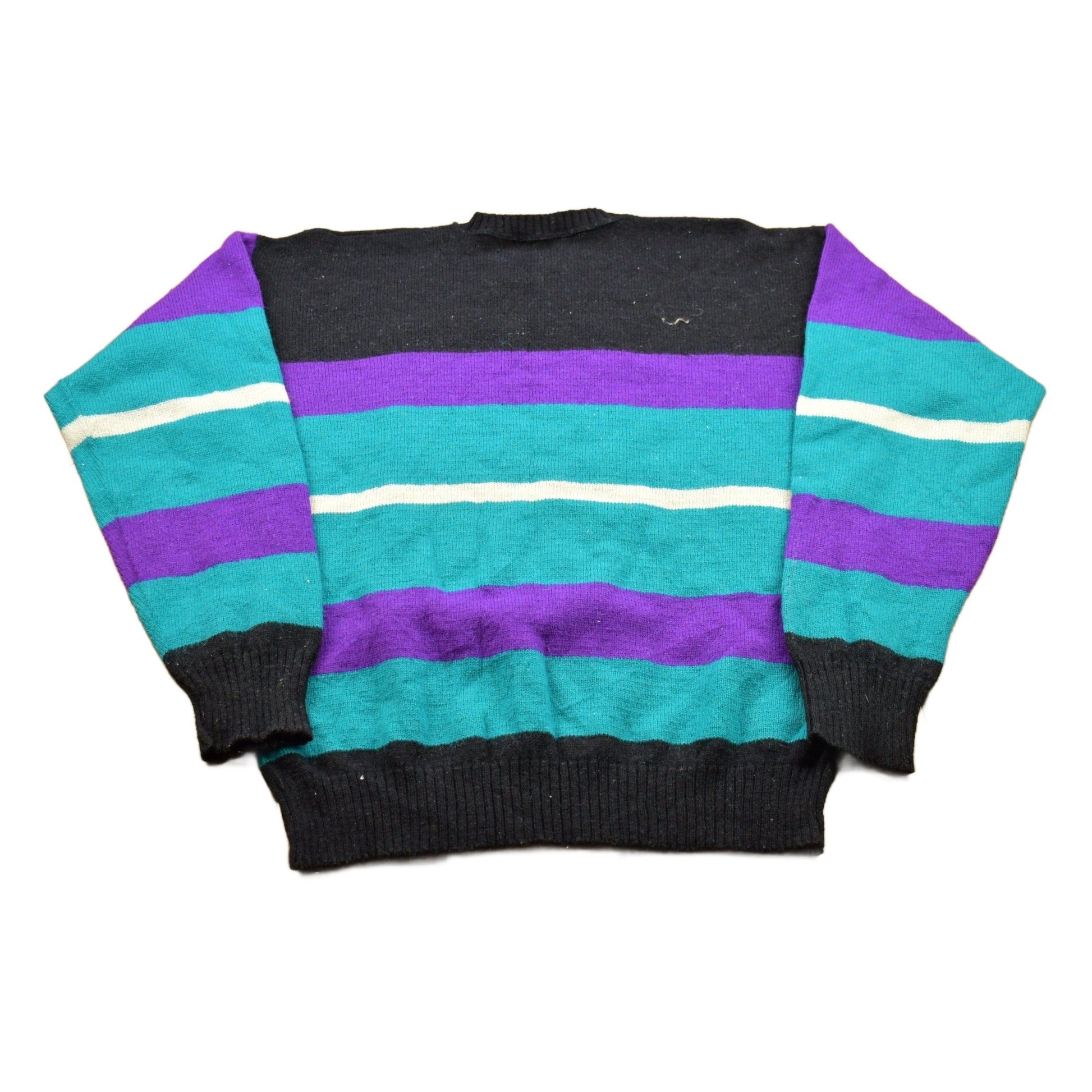 Vintage 1990s Puritan Knitted Scottish Yarn Crewneck Sweater Men's XL from propervintagecanada