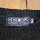 Vintage 1990s Puritan Knitted Scottish Yarn Crewneck Sweater Men's XL from propervintagecanada