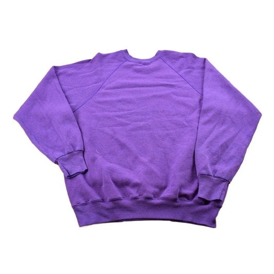 Vintage 1990s Purple Blank Crewneck Sweatshirt Men's S from propervintagecanada