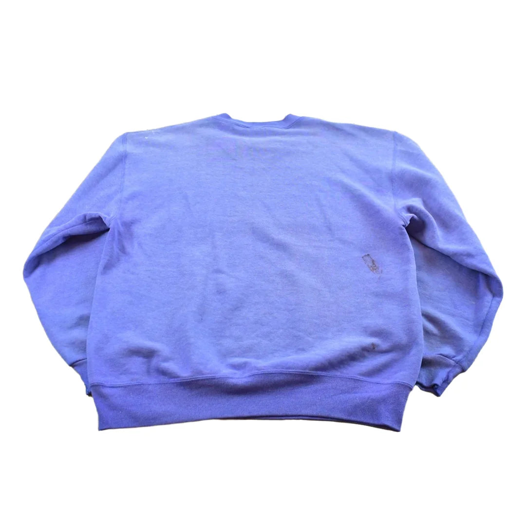 Vintage 1990s Purple Russell Athletics Blank Crewneck Sweatshirt Men's M from propervintagecanada