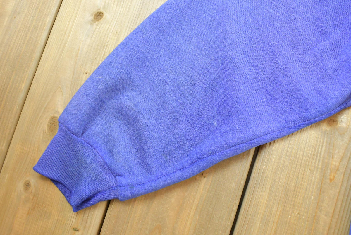 Vintage 1990s Purple Russell Athletics Blank Crewneck Sweatshirt Men's M from propervintagecanada