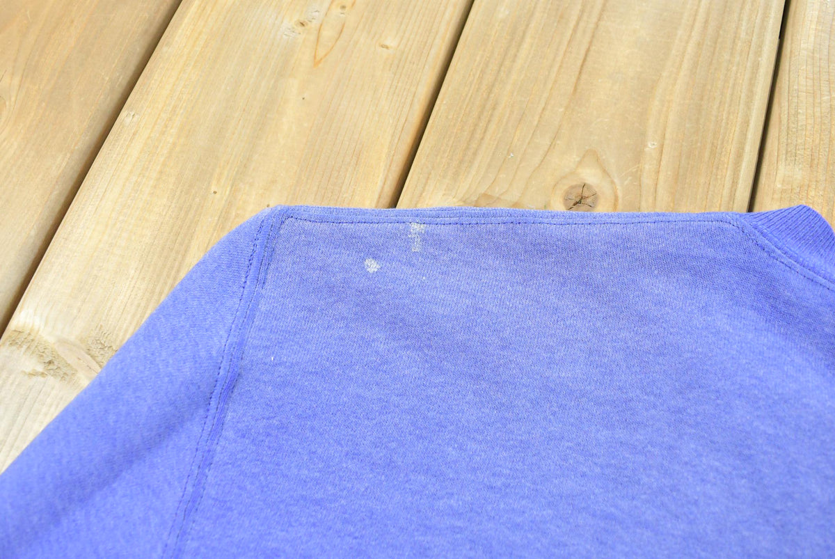 Vintage 1990s Purple Russell Athletics Blank Crewneck Sweatshirt Men's M from propervintagecanada