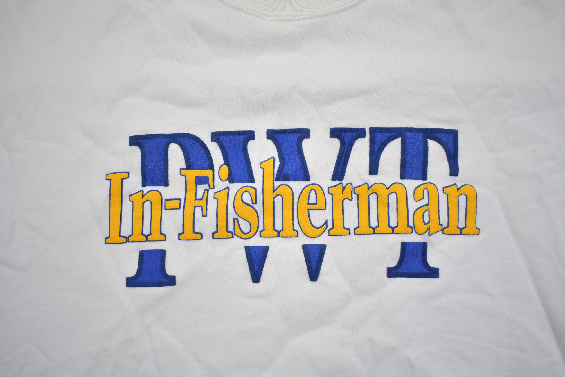 Vintage 1990s PWT In-Fisherman Jerzees Crewneck Sweatshirt Made In USA Men's 2XL from propervintagecanada