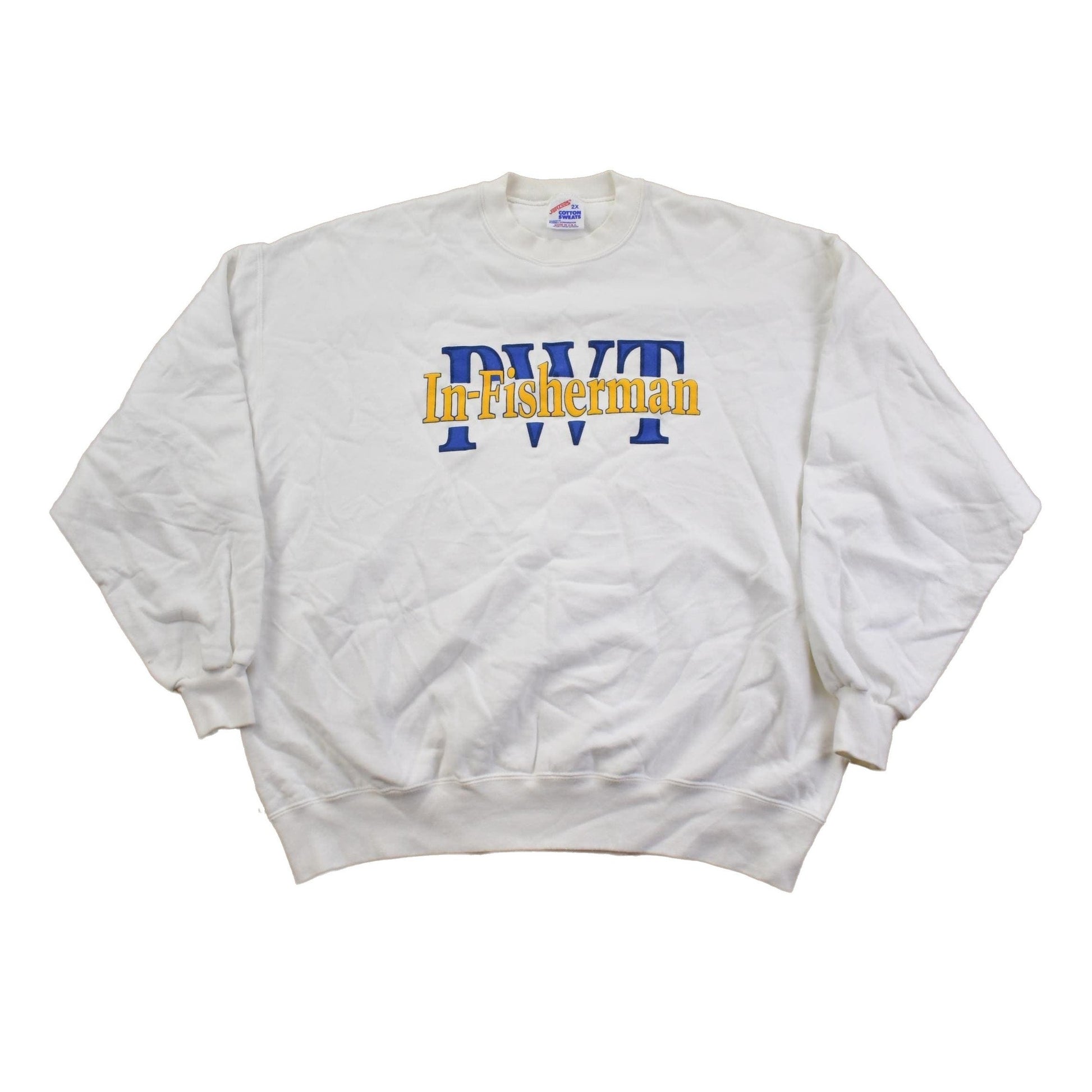 Vintage 1990s PWT In-Fisherman Jerzees Crewneck Sweatshirt Made In USA Men's 2XL from propervintagecanada