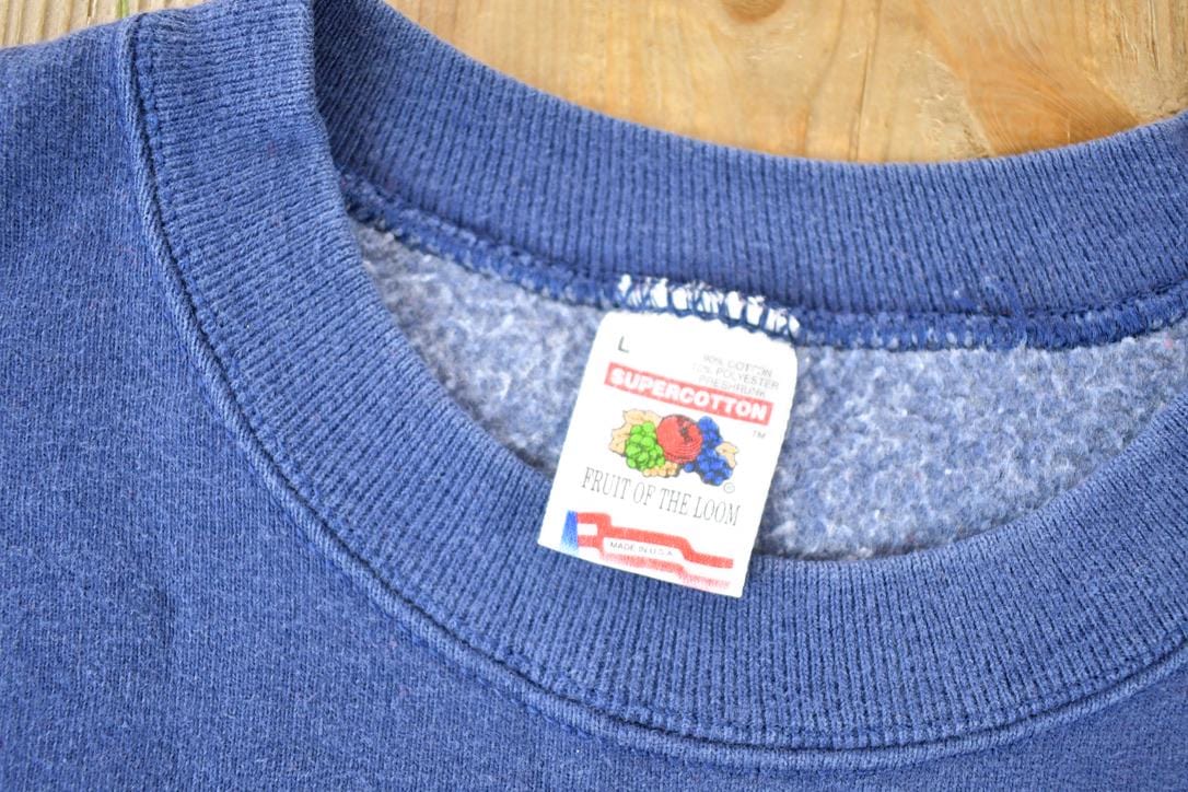 Vintage 1990s Quality Care Transportation Souvenir Crewneck Sweatshirt Made In USA Men's Large from propervintagecanada