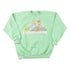 Vintage 1990s Quebec Floral Graphic Print Crewneck Sweatshirt Women&