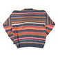 Vintage 1990s R&R Striped Knit Crewneck Sweater Mens L from propervintagecanada