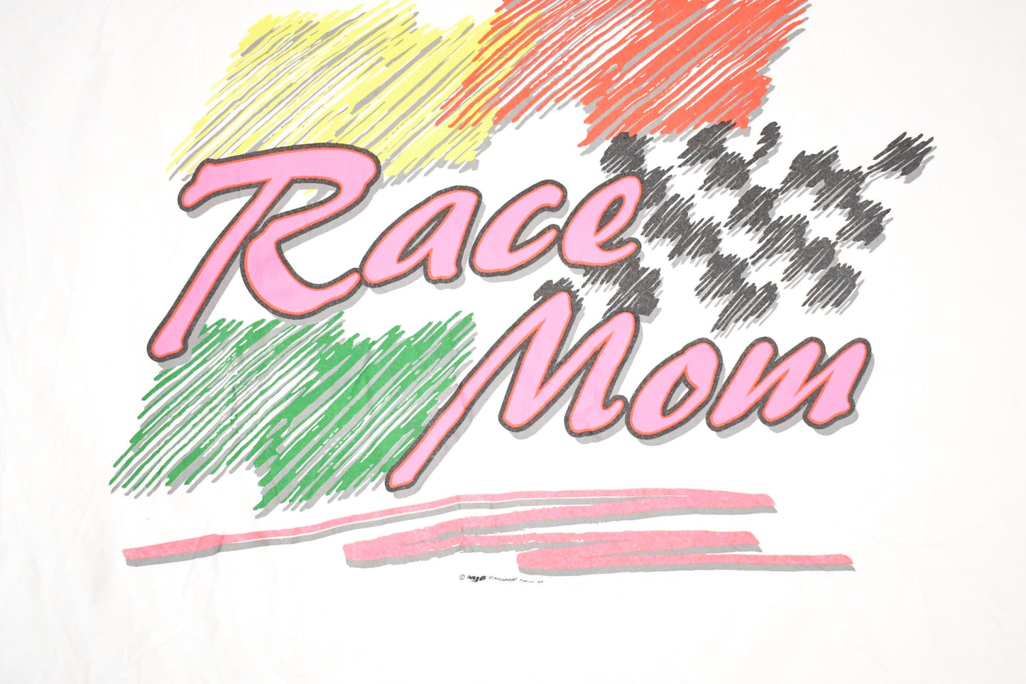 Vintage 1990s Race Mom Souvenir Racing T-Shirt Women's XL from propervintagecanada