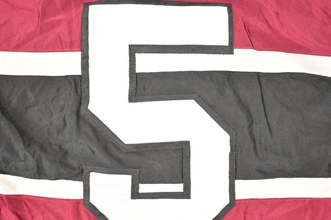 Vintage 1990s Rails USA Embroidered Hockey Jersey Mens XXL / Made In USA / 90's Destination Sweater from propervintagecanada