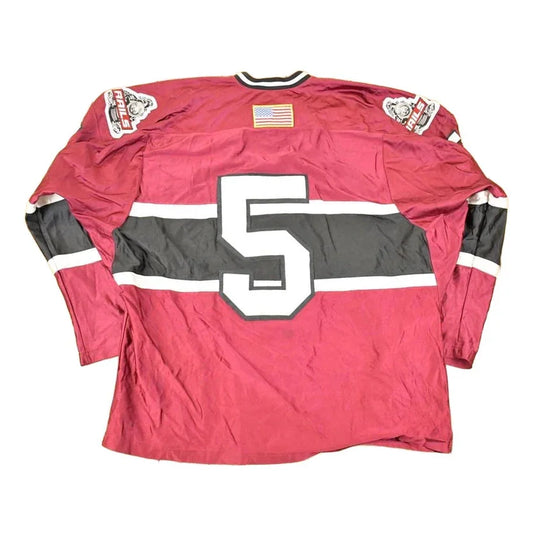 Vintage 1990s Rails USA Embroidered Hockey Jersey Mens XXL / Made In USA / 90's Destination Sweater from propervintagecanada