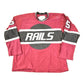 Vintage 1990s Rails USA Embroidered Hockey Jersey Mens XXL / Made In USA / 90's Destination Sweater from propervintagecanada