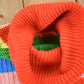 Vintage 1990s Rainbow Chunky Knit Turtleneck Sweater Men's Medium from propervintagecanada