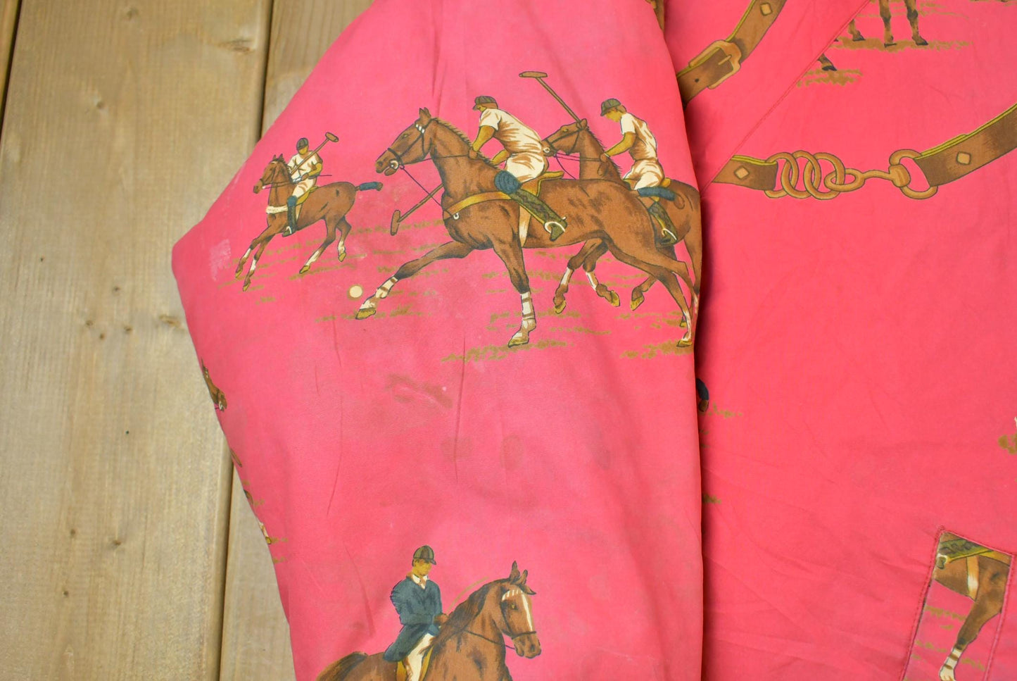 Vintage 1990s Ralph Lauren Large Equestrian Puffer Jacket Men's Large from propervintagecanada