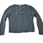 Vintage 1990s Ralph Lauren Lauren Jeans Co Knit Abstract Pattern Crewneck Sweater Women's S from propervintagecanada