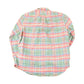 Vintage 1990s Ralph Lauren Plaid Button Up Shirt Men's L / Funky Crazy Pattern / Preppy Style / Boxy Fit from propervintagecanada