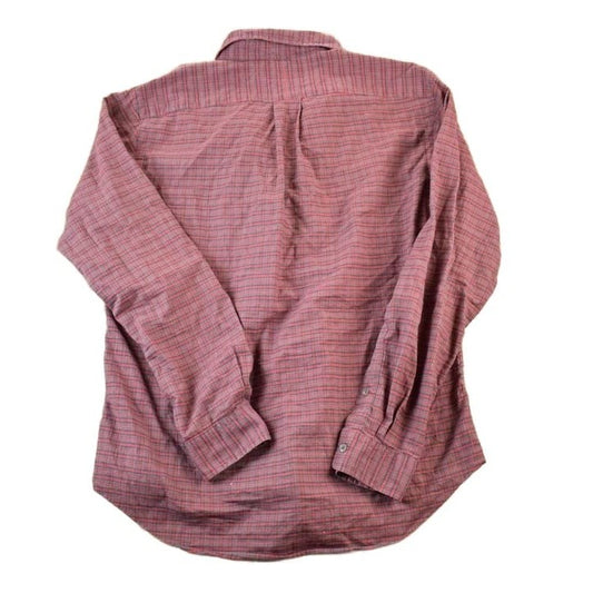 Vintage 1990s Ralph Lauren Plaid Button Up Western Style Shirt Men's Medium