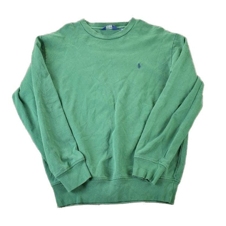 Vintage 1990s Ralph Lauren Polo Golf Hunter Green Crewneck Sweatshirt Men's Medium