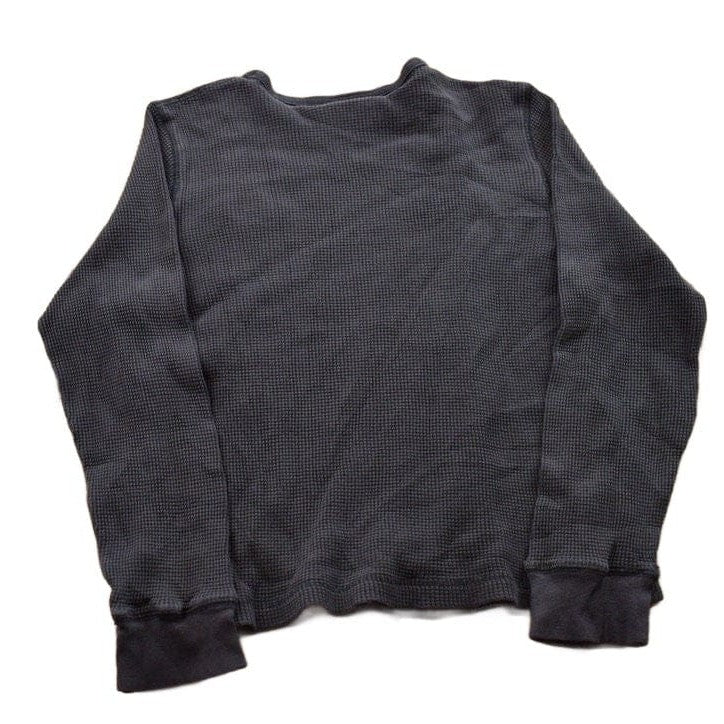 Vintage 1990s Ralph Lauren Polo Jeans Blank Thermal Crewneck Sweatshirt Men's 2XS from propervintagecanada