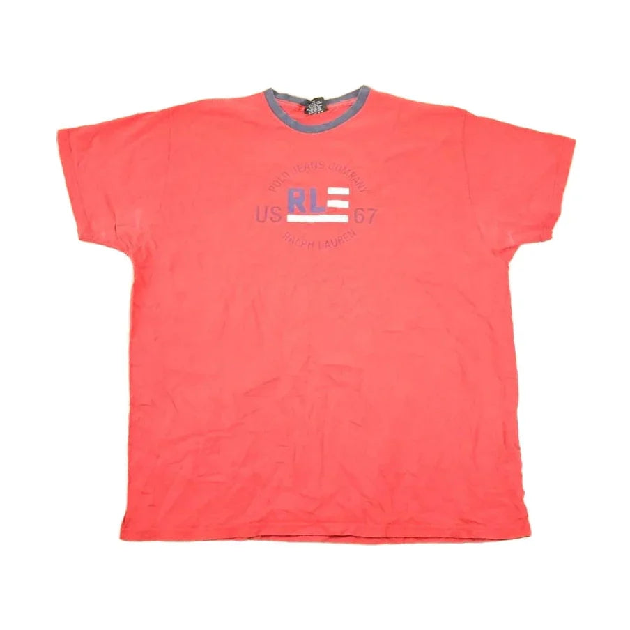 Vintage 1990s Ralph Lauren Polo Jeans Co Souvenir T-Shirt Men's XL from propervintagecanada
