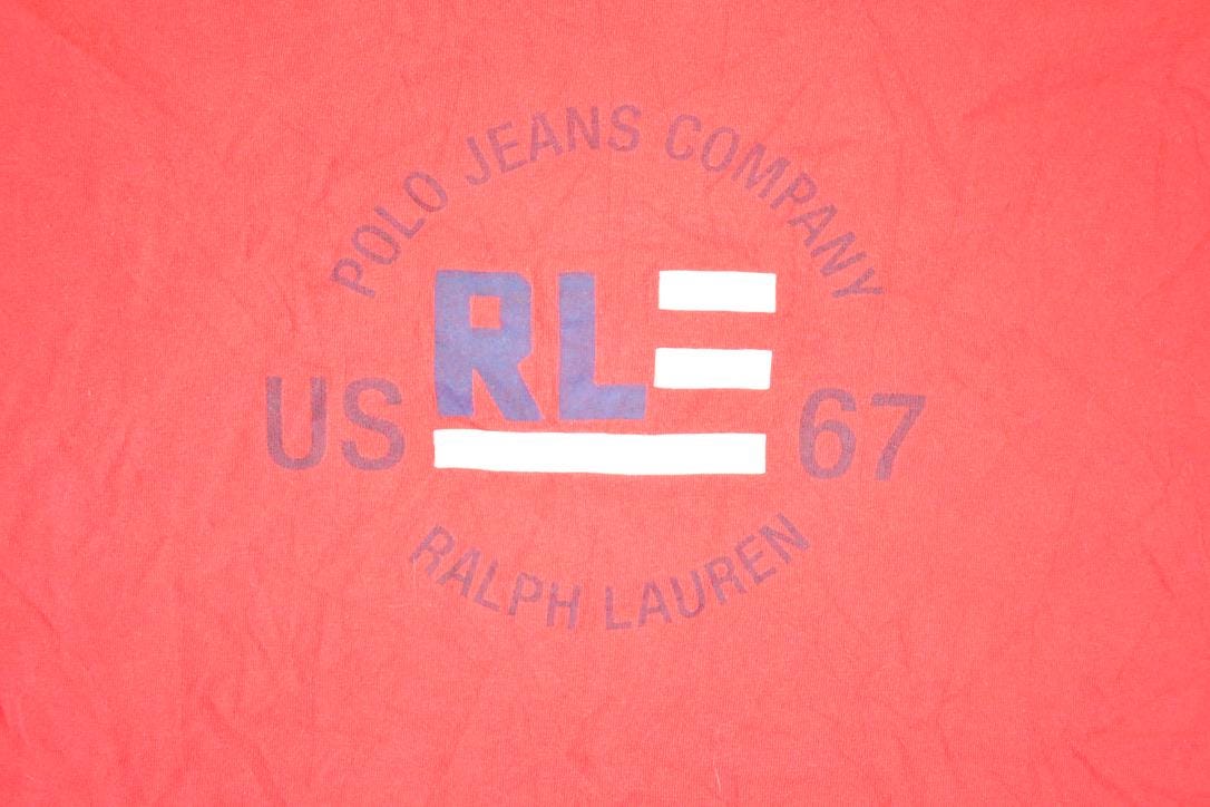 Vintage 1990s Ralph Lauren Polo Jeans Co Souvenir T-Shirt Men's XL from propervintagecanada