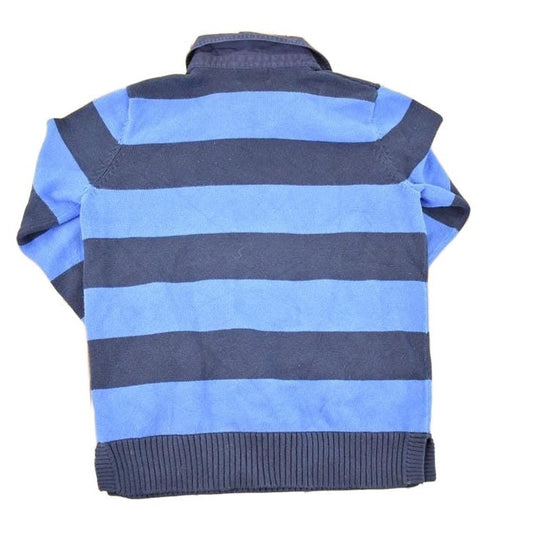 Vintage 1990s Ralph Lauren Quarter Button Knit Crewneck Sweater Men's S from propervintagecanada