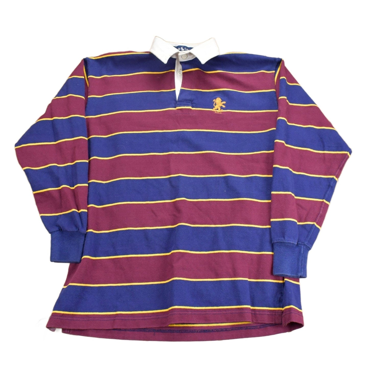 Vintage 1990s Ralph Lauren Rugby Sweatshirt / Made IN USA / Ralph Sweater / Striped Sweater / Streetwear / Vintage Polo from propervintagecanada