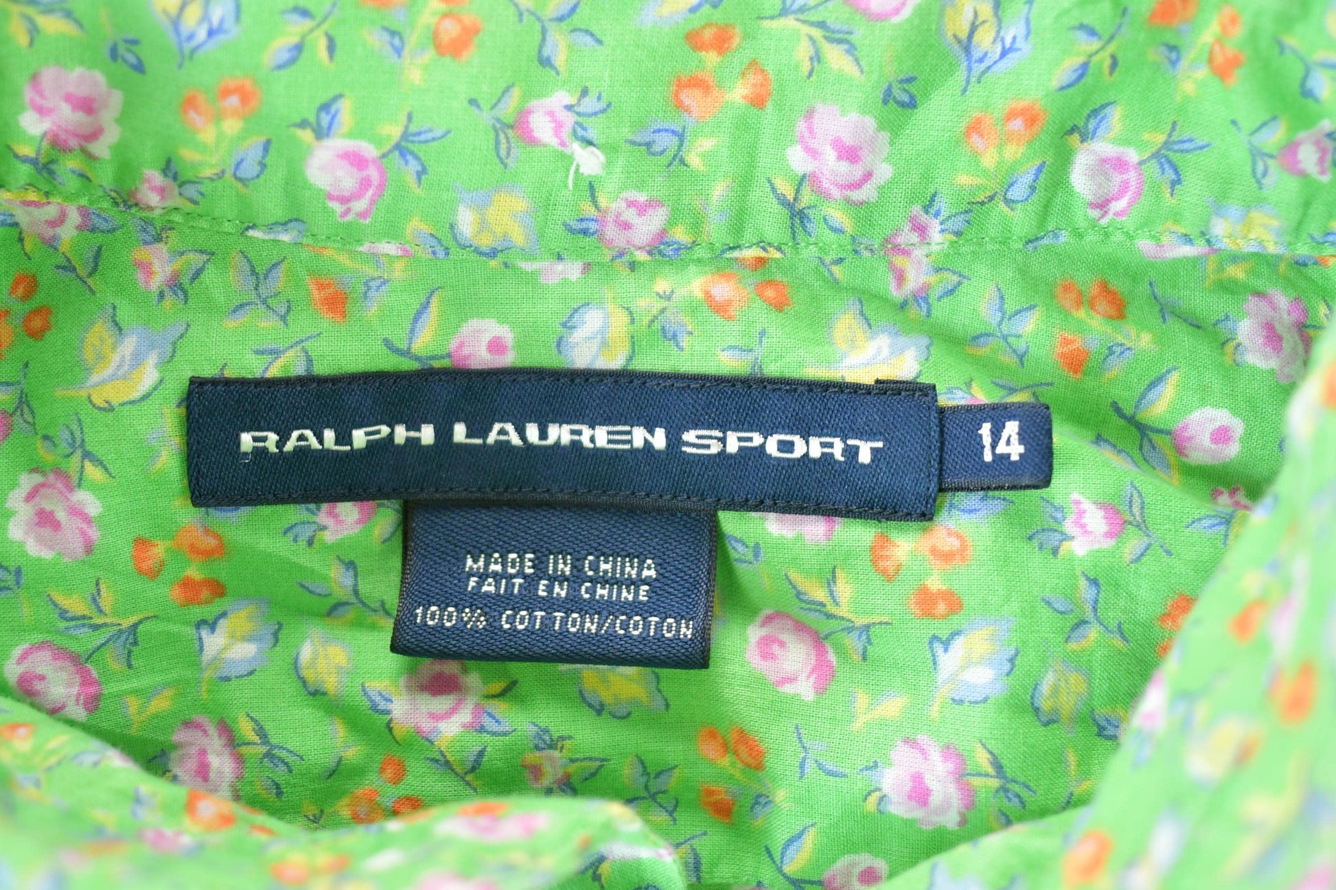Vintage 1990s Ralph Lauren Sport Button Up Shirt Womens L from propervintagecanada