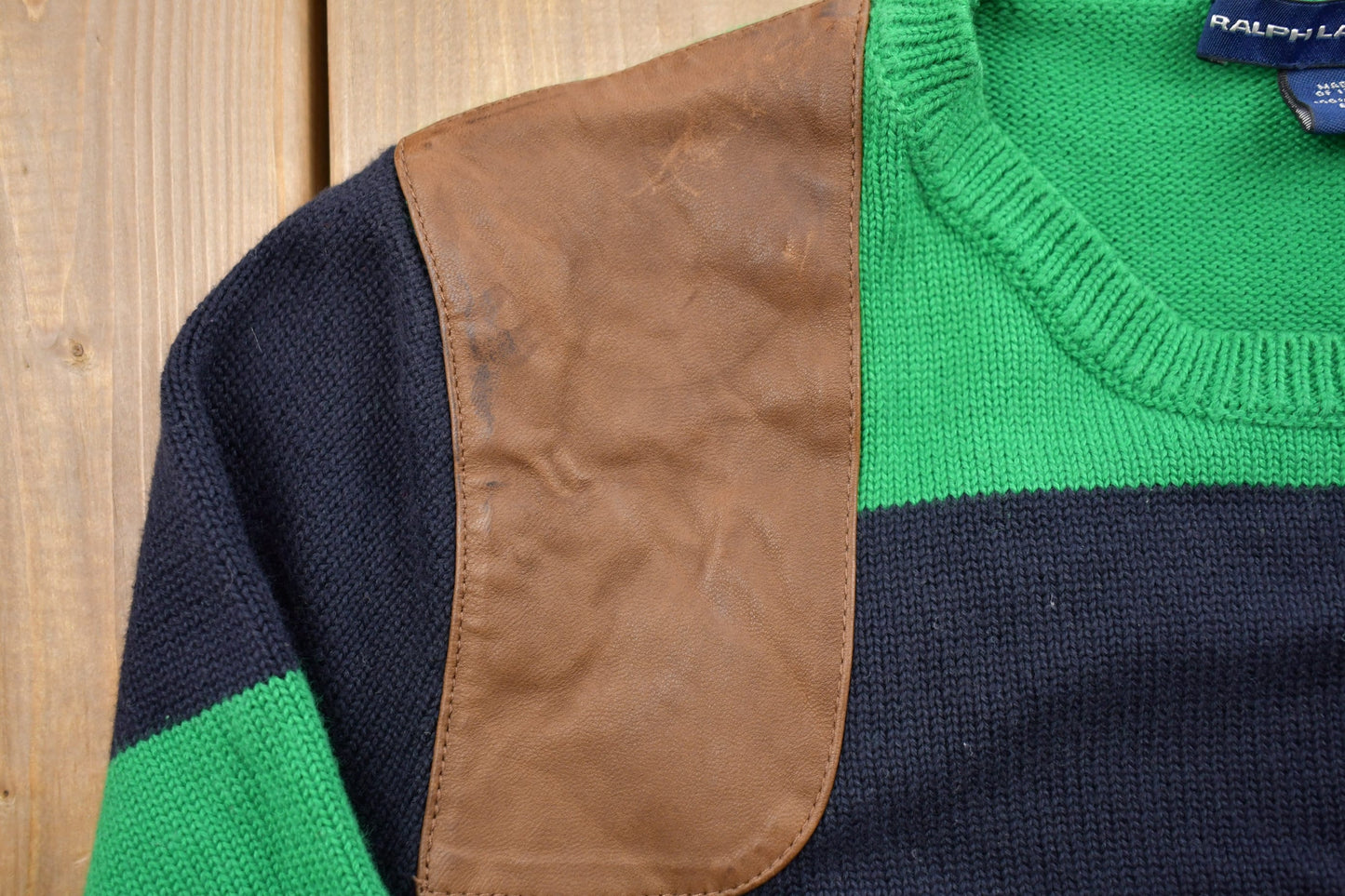 Vintage 1990s Ralph Lauren Sport Knitted Crewneck Sweater Men's 2XS from propervintagecanada