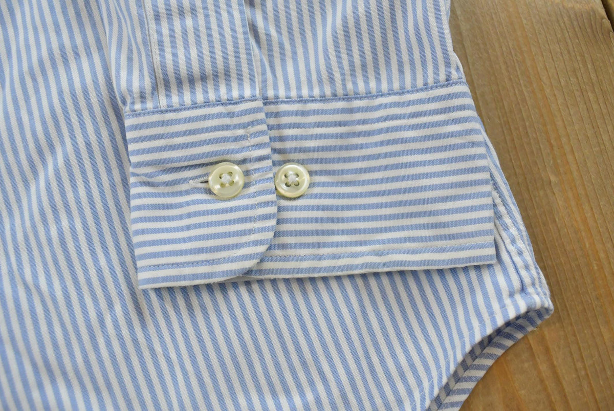 Vintage 1990s Ralph Lauren Striped Button Down Shirt Mens L / Made in Hong Kong / 90s Streetwear / NYC from propervintagecanada