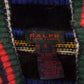 Vintage 1990s Ralph Lauren Striped Knit Crewneck Sweater Women's S / Abstract Pattern 3D Knitted Sweatshirt from propervintagecanada