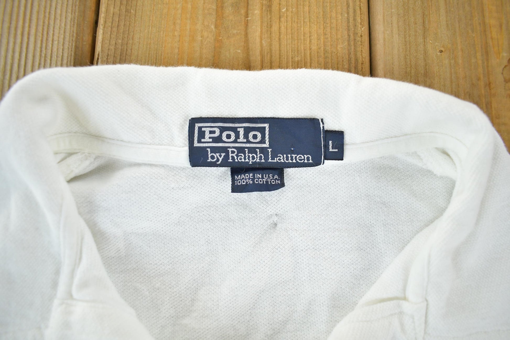 Vintage 1990s Ralph Lauren Striped Polo Shirt Men's Large from propervintagecanada