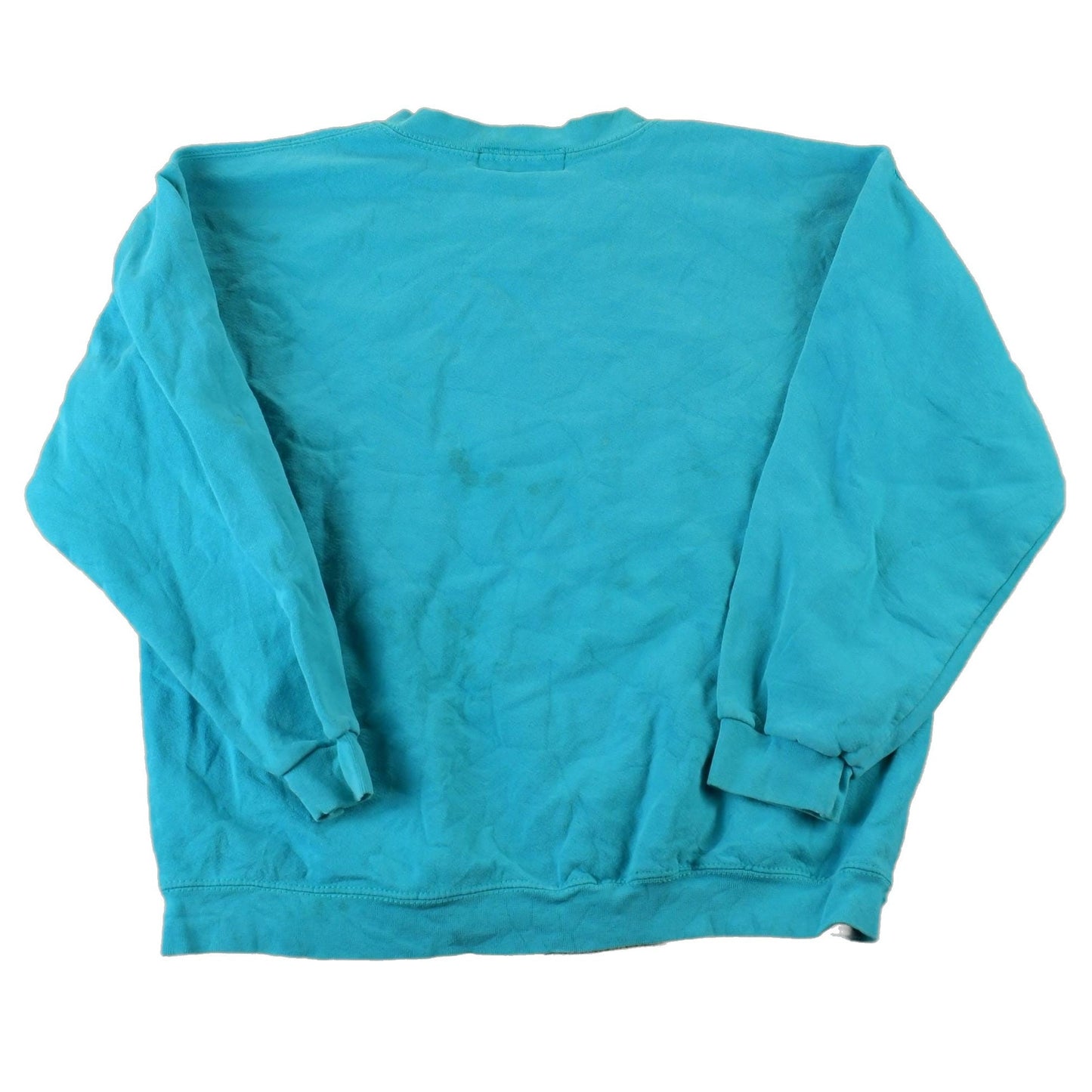 Vintage 1990s Ralph Lauren Teal Boxy Crewneck Sweatshirt Men's Large from propervintagecanada