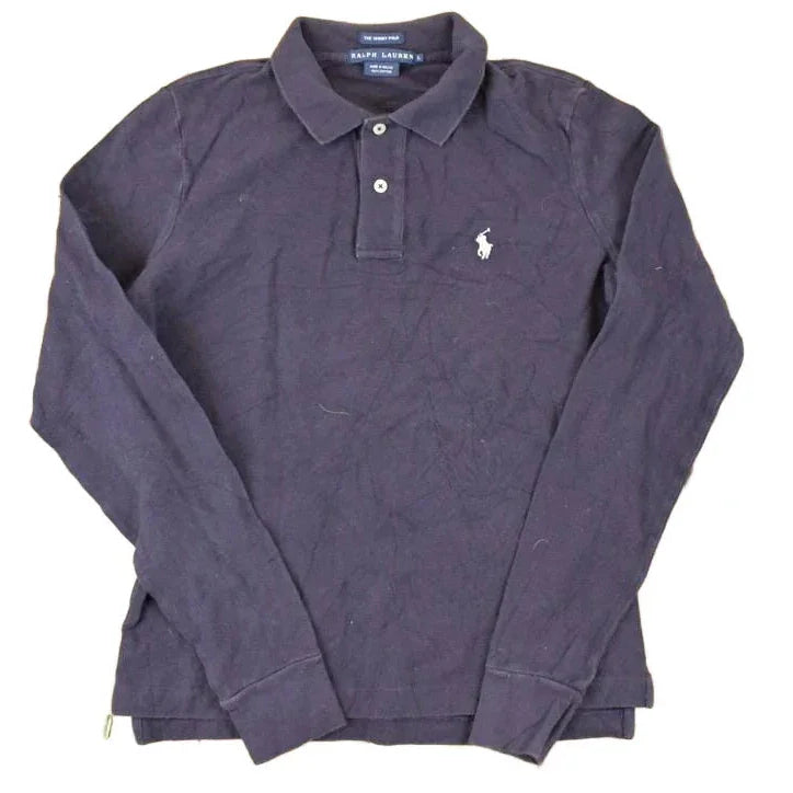 Vintage 1990s Ralph Lauren The Skinny Polo Button Up Shirt Women's S from propervintagecanada