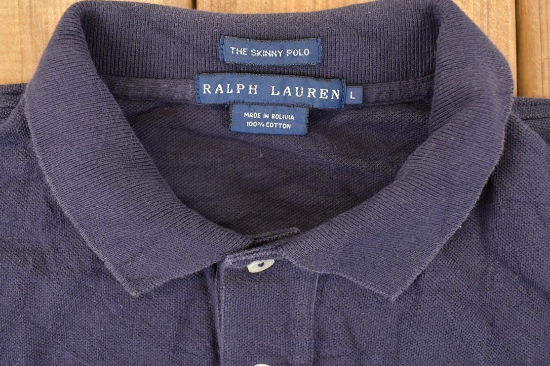 Vintage 1990s Ralph Lauren The Skinny Polo Button Up Shirt Women's S from propervintagecanada