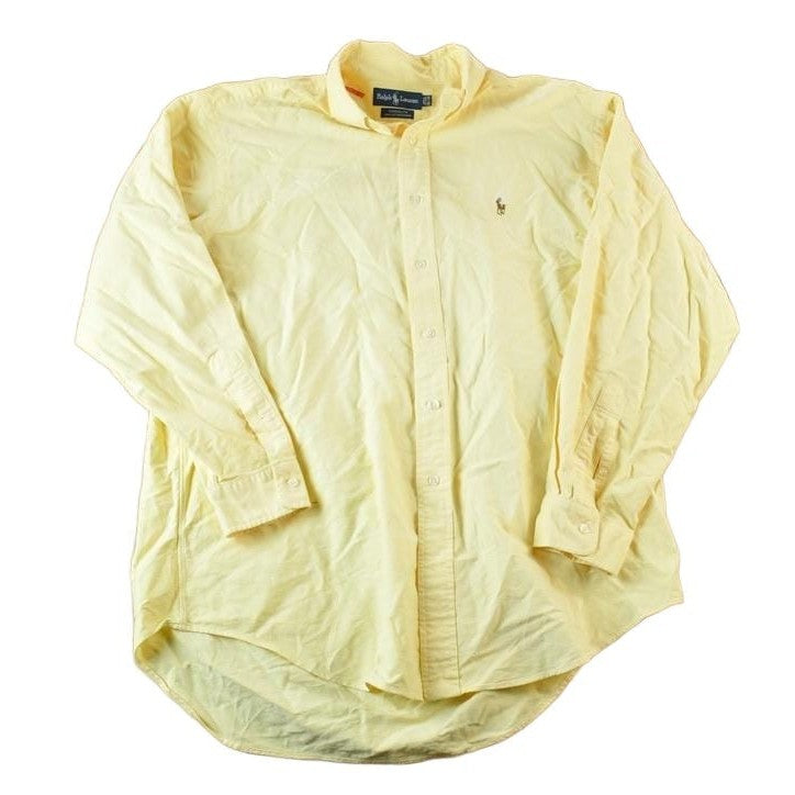 Vintage 1990s Ralph Lauren Yarmouth Button Up Shirt Mens L from propervintagecanada