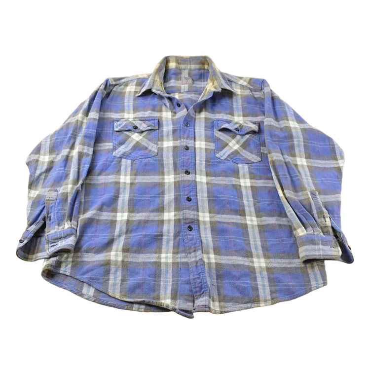Vintage 1990s Rancho Santa Fe Flannel Shirt Men's Large from propervintagecanada