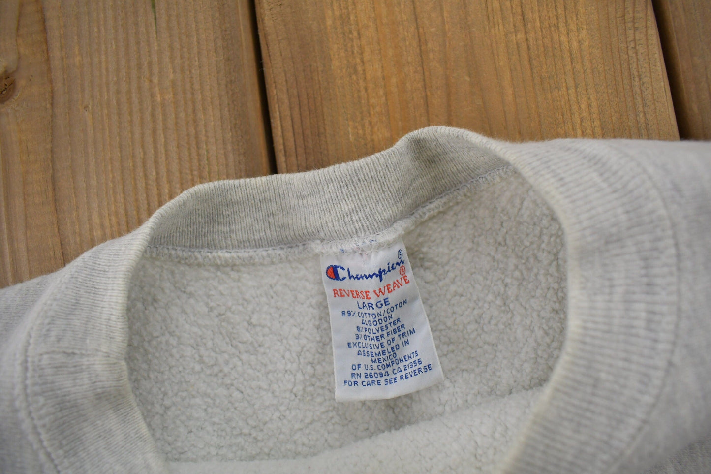 Vintage 1990s Randolph Macon College Collegiate Champion Reverse Weave Crewneck Sweatshirt Men's Large from propervintagecanada