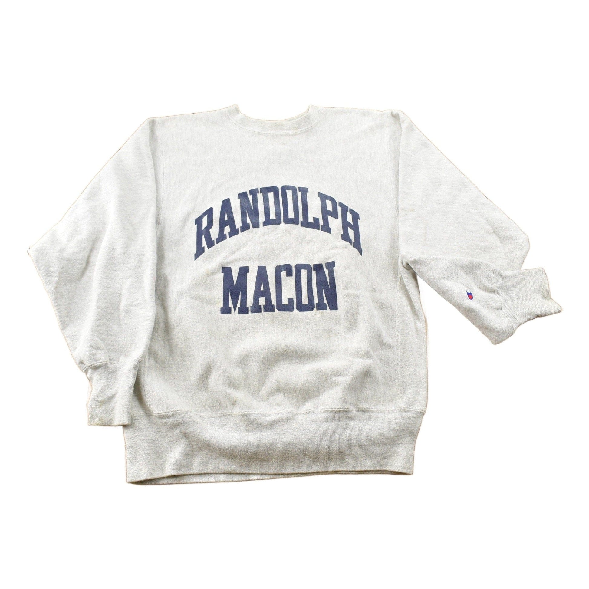 Vintage 1990s Randolph Macon College Collegiate Champion Reverse Weave Crewneck Sweatshirt Men's Large from propervintagecanada