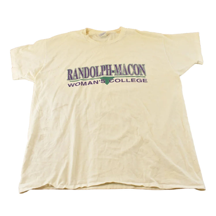 Vintage 1990s Randolph Macon Woman's College T-Shirt Women's 2XL from propervintagecanada