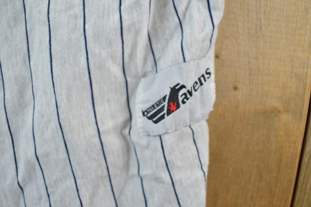 Vintage 1990s Ravens Toronto Maple Leafs NHL Graphic Sport Jersey Men's XL from propervintagecanada