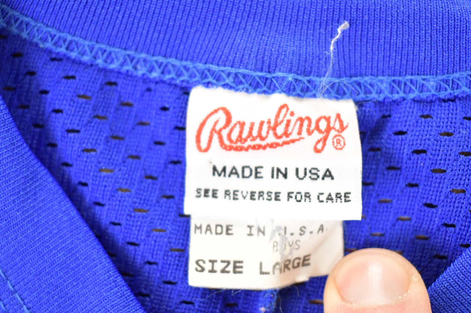 Vintage 1990s Rawlings The Mark Of a Pro Baseball Jersey Men's M from propervintagecanada