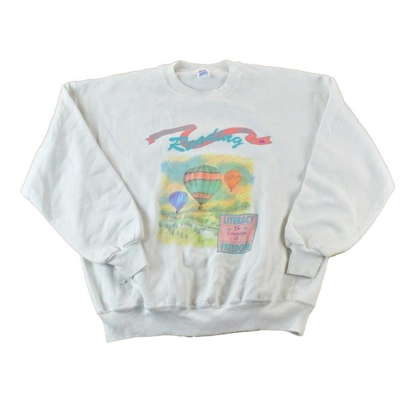 Vintage 1990s Reading Crewneck Sweatshirt Made In USA Men's XL from propervintagecanada