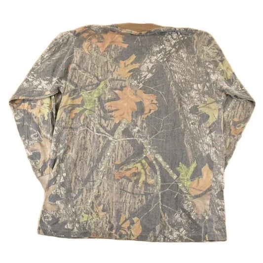 Vintage 1990s Realtree Camo AOP Graphic Print Crewneck Shirt Mens L from propervintagecanada