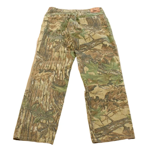 Vintage 1990s Realtree Camo Double Knee Hunting Pants Men's 34 x 31.5 from propervintagecanada